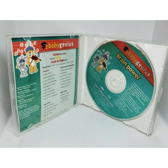 Baby Genius Brain Power CD No Scratches Clean - Picture 7 of 10
